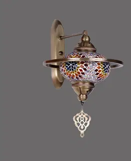 Svítidla Opviq Nástěnná lampa Yeni mosaz