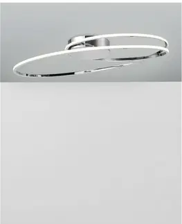 Designová stropní svítidla Nova Luce Originální stropní LED svítidlo Viarregio v elegantním chromovém designu NV 8101203