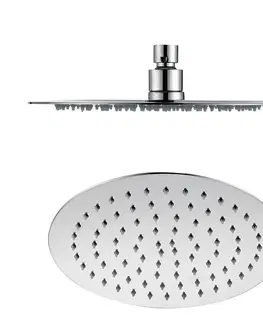 Sprchy a sprchové panely SAPHO SLIM hlavová sprcha, průměr 250, nerez lesk MS574