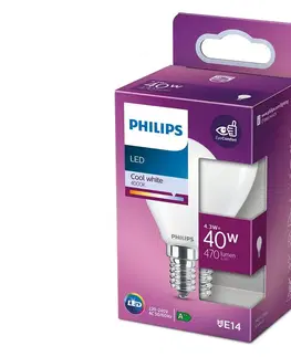 LED osvětlení Philips LED Žárovka Philips P45 E14/4,3W/230V 4000K 
