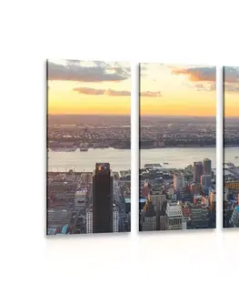 Obrazy města 5-dílný obraz město New York