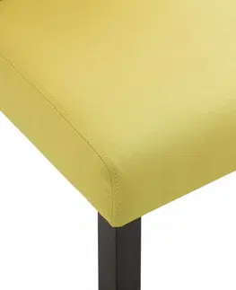 Židle Jídelní židle 6 ks látka / kaučukovník Dekorhome Šedohnědá taupe