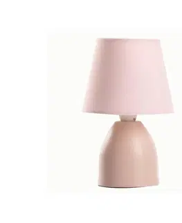 Lampy ONLI ONLI - Stolní lampa NANO 1xE14/6W/230V růžová 19 cm 
