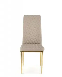 Jídelní sety Jídelní židle K501 Halmar Cappuccino