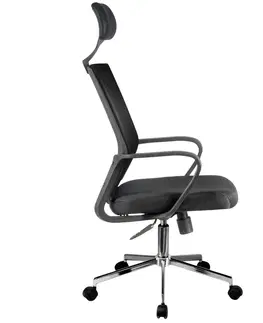 Kancelářské židle Ak furniture Kancelářská židle FULL II černá