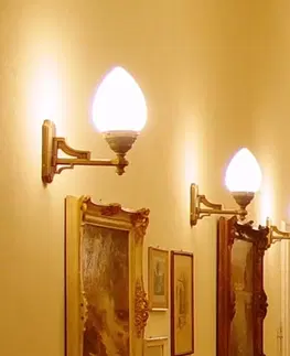 Nástěnná svítidla Berliner Messinglampen Venedig - nástěnné světlo z mosazi