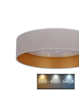 Svítidla Brilagi Brilagi - LED Stropní svítidlo VELVET STAR LED/24W/230V pr. 40 cm  krémová/zlatá 