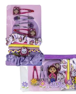 Hračky panenky CERDÁ - Set doplňků do vlasů Gabby´s Dollhouse 10ks