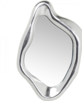 Nástěnná zrcadla KARE Design Zrcadlo Hologram 119×76cm - stříbrné