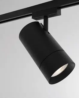 Svítidla pro 2fázový kolejnicový systém Molto Luce Lištový bodové světlo Mova S Volare GU10, černá