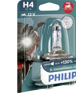 Žárovky Philips Motožárovka Philips X-TREME VISION MOTO 12342XVBW H4 P43t-38/55W/12V 3500K 