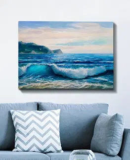 Obrazy Nástěnný obraz BEACH plátno 70 x 100 cm