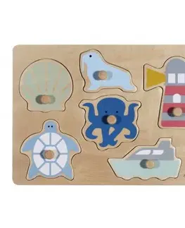 Hračky puzzle KINDSGUT - Vkládací puzzle Oceán
