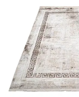 Vintage koberce Designový vintage koberec s geometrickým vzorem