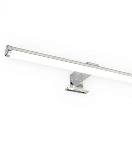 Přisazená nábytková svítidla BRILONER LED svítidlo k zrcadlu 40 cm 6W 600lm chrom BRI 2105-018