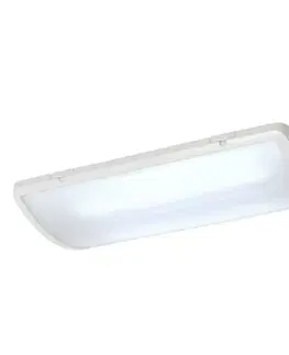 Nouzová svítidla SLV BIG WHITE P-LIGHT, stropní svítidlo, LED, 6000K, IP65, obdélníkové, bílé, 6,5 W 240004