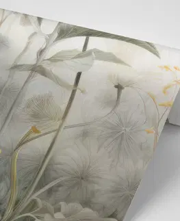 Samolepící tapety Samolepící tapeta květiny zahalené přírodou
