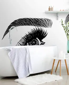 Samolepící tapety Samolepící tapeta minimalistické ženské oči