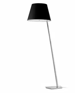Stojací lampy se stínítkem FARO MOMA černá stojací lampa