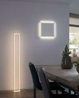 Chytré osvětlení PAUL NEUHAUS, Q-KAAN, LED stojací svítidlo, ocel, Smart Home ZigBee 2700-5000K 531-55