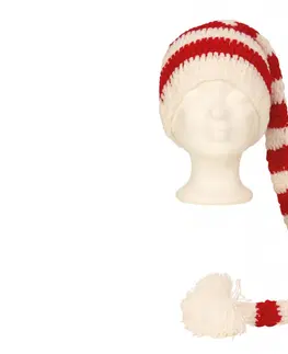 Vánoční dekorace PROHOME - Santa čepice pletená 24 cm