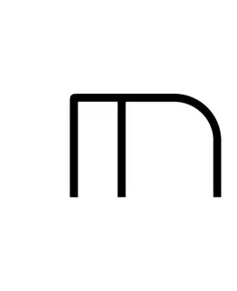 Designová nástěnná svítidla Artemide Alphabet of Light - malé písmeno m 1202m00A