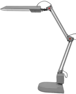 Stolní lampy do kanceláře Ecolite LED stolní lampa 8W, 630lm, 4000K, stříbrná L50164-LED/STR