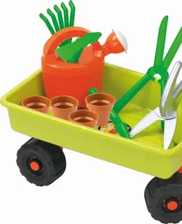 Hračky na zahradu ANDRONI - Zahradní vozík s doplňky - délka 52 cm