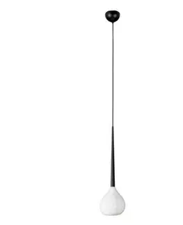 Moderní závěsná svítidla Závěsné svítidlo AZzardo Aga 1 white/black AZ1062 E14 1x40W IP20 16cm bílo-černé