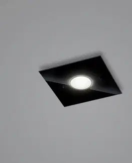 Stropní svítidla Helestra Helestra Nomi LED stropní světlo 23x23cm dim černá
