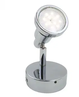 LED bodová svítidla BRILONER LED bodové svítidlo pr. 8 cm 1xGU10 4,8W 400lm chrom BRI 2992-018
