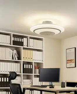 Stropní ventilátory se světlem Lindby Lindby Kheira LED stropní ventilátor, 55 W