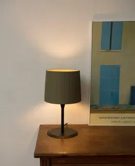 Designové stolní lampy FARO SAMBA černá/skládaná zelená stolní lampa