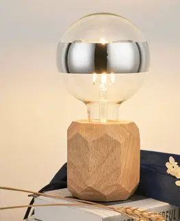 Stolní lampy Pauleen Pauleen Woody Sparkle stolní lampa, světlé dřevo