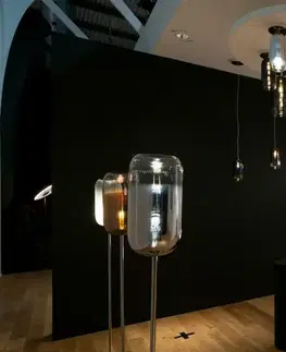 Moderní závěsná svítidla Artemide Gople Mini závěsné - černá / bronz 1406360A