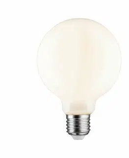 LED žárovky PAULMANN LED Globe 95 9 W E27 opál teplá bílá stmívatelné 286.25 P 28625