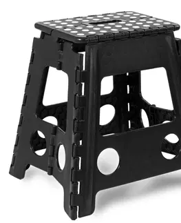 Stoličky TZB Protiskluzová skládací stolička Amigo L černá