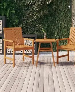Zahradní stolky Odkládací stolek 45 x 45 x 60 cm masivní akáciové dřevo