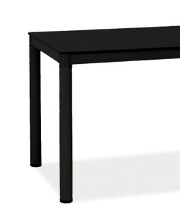 Jídelní stoly Jídelní stůl BOVEC 60x100 cm, černá