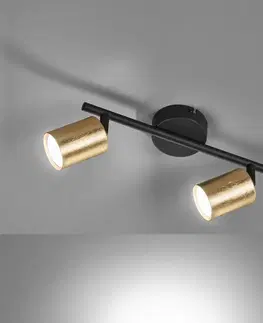 Bodová světla FISCHER & HONSEL LED stropní bodovka Vano lístkové zlato dva zdroje