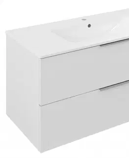 Koupelnový nábytek SAPHO CIRASA umyvadlová skříňka 99,8x52x46cm, bílá lesk