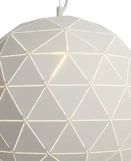 Moderní závěsná svítidla Light Impressions Deko-Light závěsné svítidlo Asterope kulaté 400 220-240V AC/50-60Hz E27 1x max. 60,00 W 1500 mm bílá mat 342130
