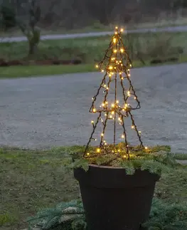 Vánoční venkovní dekorace STAR TRADING LED venkovní dekorace Light Tree Foldy, výška 50 cm