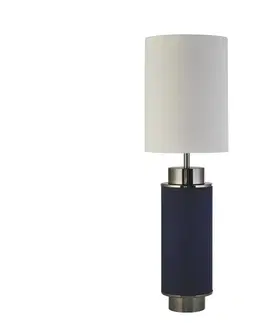 Lampy Searchlight Searchlight EU59041BK - Stolní lampa FLASK 1xE27/60W/230V modrá 