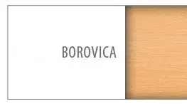 Nábytek do předsíně a chodby Botník - masív SB119 | borovica Barva: Borovice