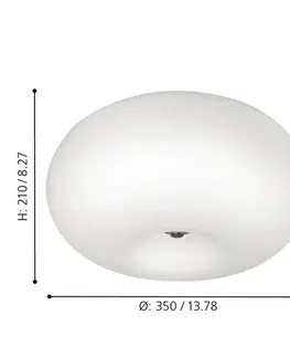 Moderní stropní svítidla EGLO Stropní svítidlo OPTICA 2x60W E27 86812