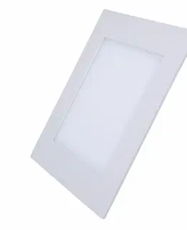 Bodovky do podhledu na 230V Solight LED mini panel, podhledový, 18W, 1530lm, 3000K, tenký, čtvercový, bílý WD111