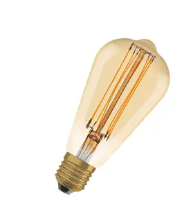 Stmívatelné LED žárovky OSRAM OSRAM LED Vintage 1906 Edison, zlatá, E27, 5,8 W, 822, stm.