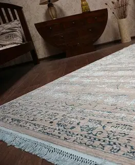 Koberce a koberečky Dywany Lusczow Kusový koberec MANYAS Zhera šedo-modrý, velikost 80x150