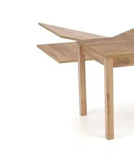 Jídelní stoly HALMAR Rozkládací jídelní stůl GRACJAN řemeslný dub